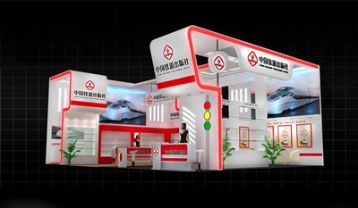 108平米展臺設計制作：三面開口/現代/木質結構/白色，為文具圖書展展商而作（免費使用）