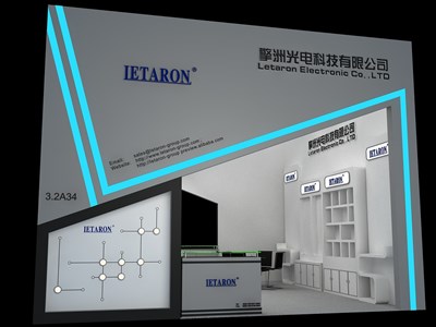 36平米展臺設(shè)計制作：二面開口/現(xiàn)代/木質(zhì)結(jié)構(gòu)/白色，為照明展展商而作（免費使用）