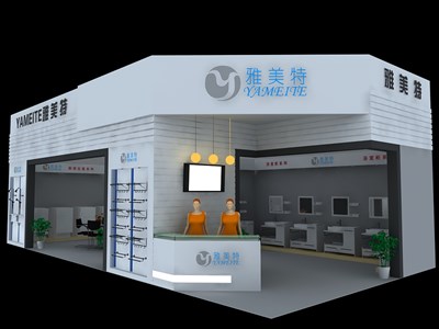 72平米展臺設(shè)計制作：二面開口/現(xiàn)代/木質(zhì)結(jié)構(gòu)/白色，為建材展展商而作（免費使用）