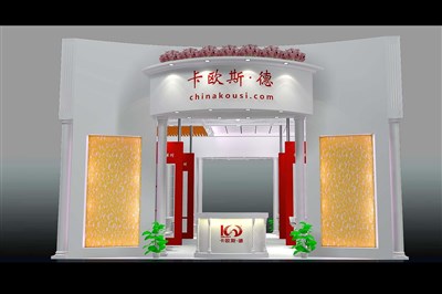 63平米展臺設(shè)計(jì)制作：二面開口/現(xiàn)代/木質(zhì)結(jié)構(gòu)/白色，為建材展展商而作（免費(fèi)使用）