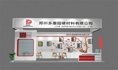 18平米展臺(tái)設(shè)計(jì)制作：三面開口/現(xiàn)代/木質(zhì)結(jié)構(gòu)/白色，為能源展展商而作（免費(fèi)使用）
